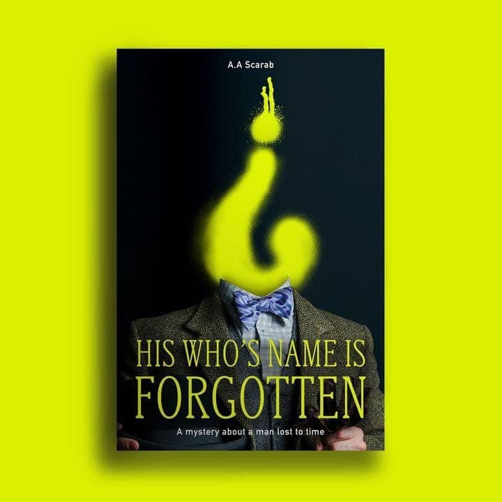 His Who's Name Is Forgotten e-book cover design