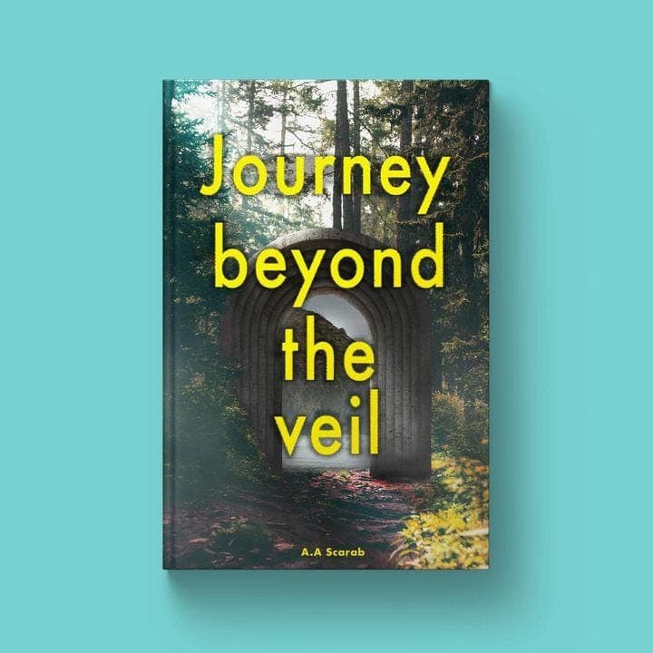 Journey Beyond the Veil e-book cover design