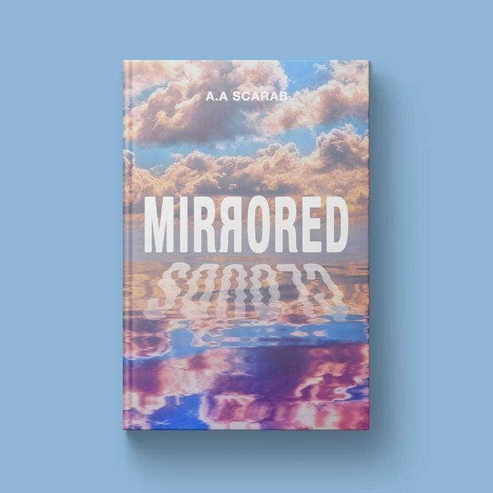 Mirrored e-book cover design
