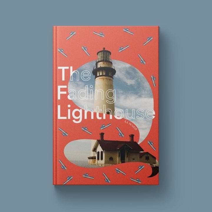 The Fading Lighthouse e-book cover design