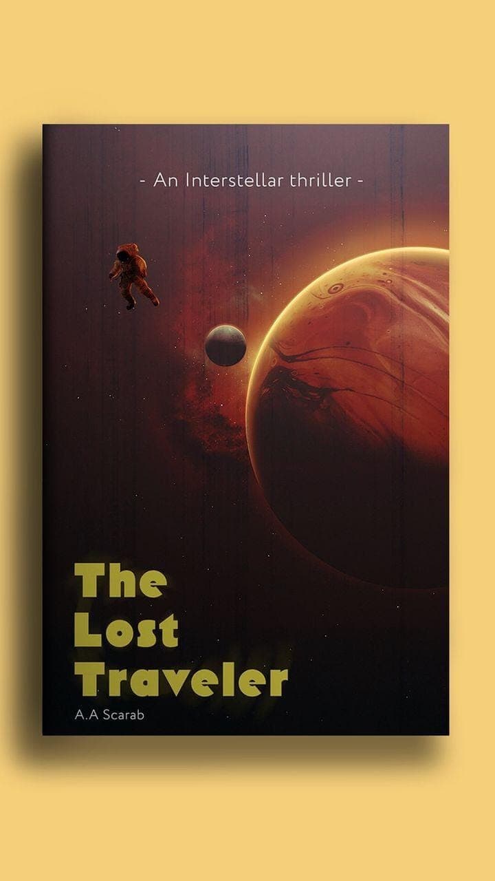 The Lost Traveler e-book cover design