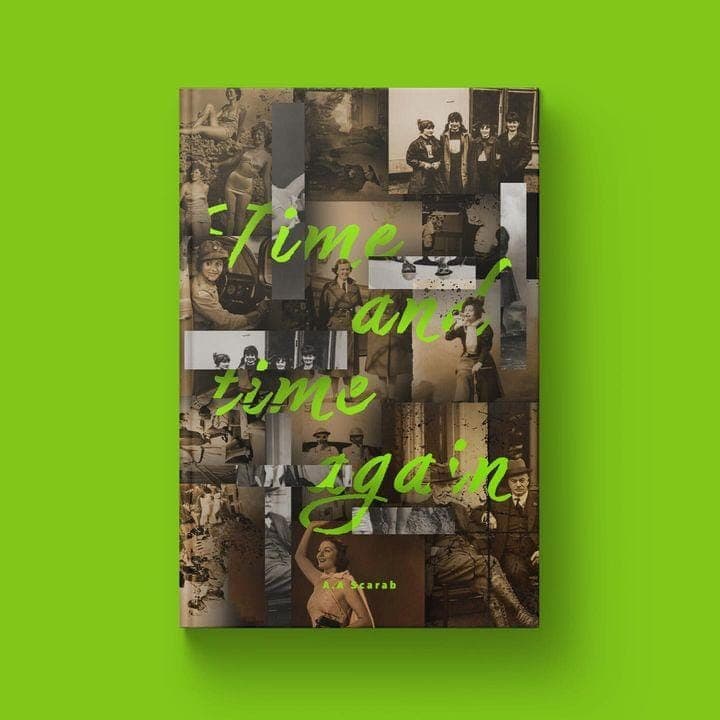 Time and Time Again e-book cover design